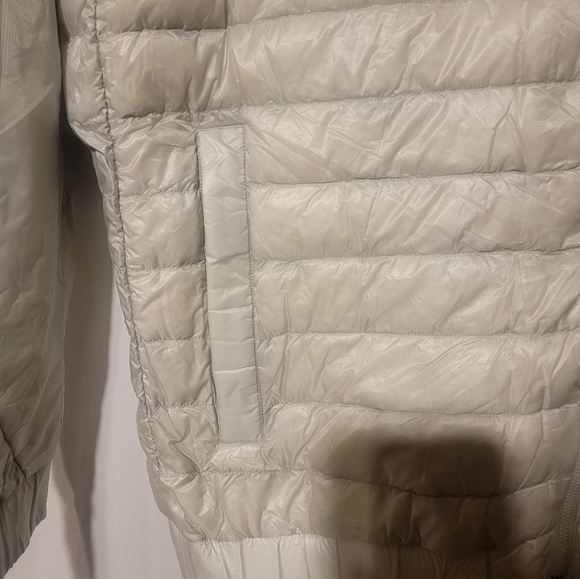 Mens Adidas Terrex Metal Gray Hike Bomber Down Jacket Size XL - Picture 6 of 8